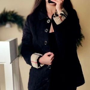 AUTHENTIC BURBERRY BRIT PLAID JACKET SIZE SMALL